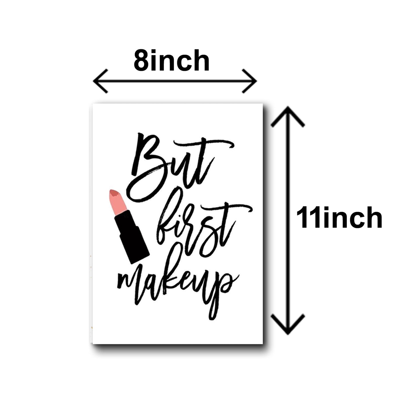 Set of 5 Makeup-Themed Wall Art Frames