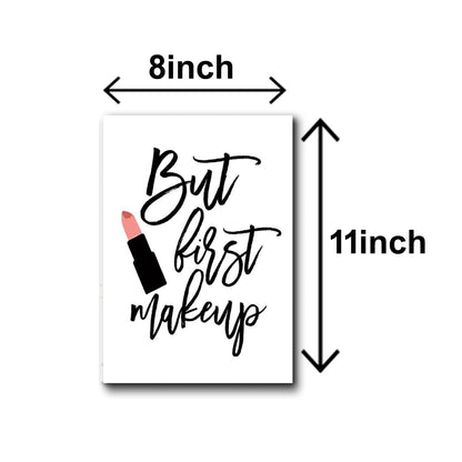 Set of 5 Makeup-Themed Wall Art Frames