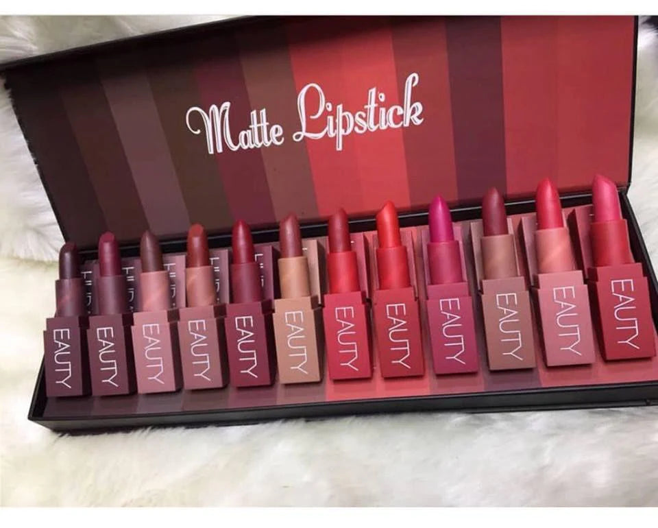 12 Pcs Huda beauty lipstick