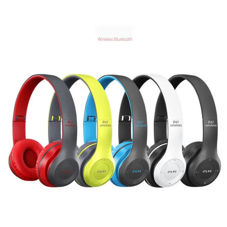 P47 Wireless Bluetooth Foldable Headphones