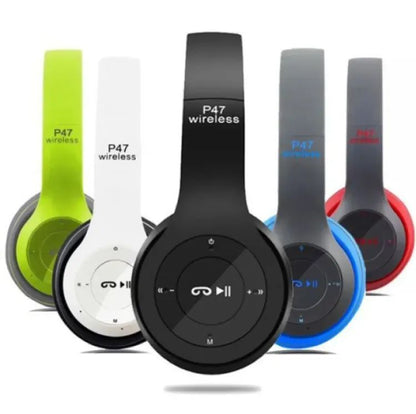 P47 Wireless Bluetooth Foldable Headphones