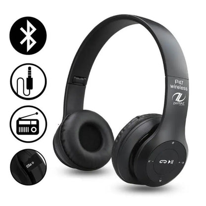 P47 Wireless Bluetooth Foldable Headphones