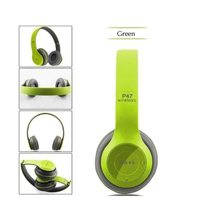 P47 Wireless Bluetooth Foldable Headphones