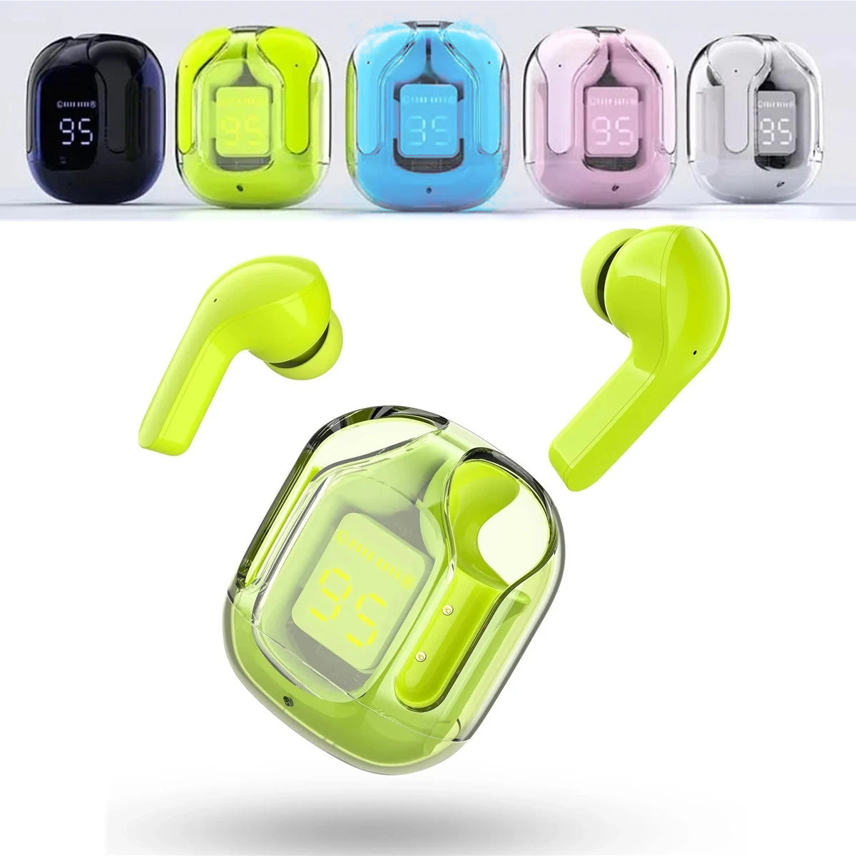 T6 Crystal Wireless Earbuds 🎧 | ENC Noise Cancelling | Bluetooth 5.0