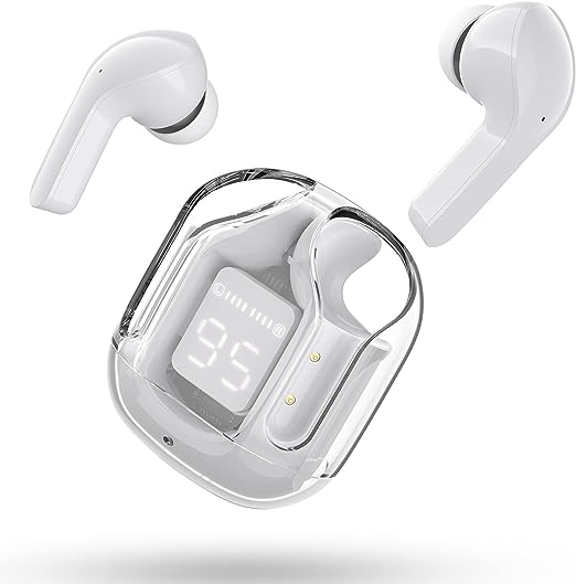 T6 Crystal Wireless Earbuds 🎧 | ENC Noise Cancelling | Bluetooth 5.0