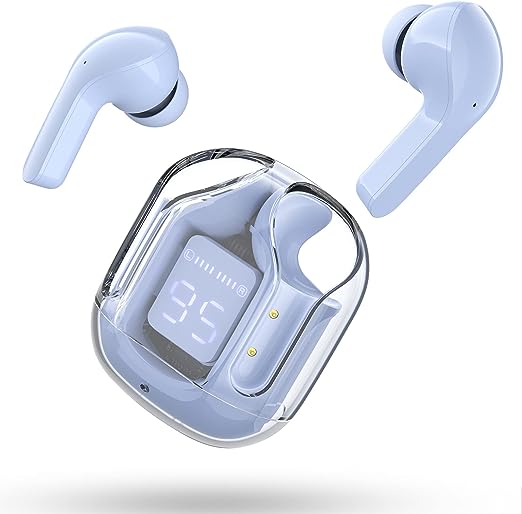 T6 Crystal Wireless Earbuds 🎧 | ENC Noise Cancelling | Bluetooth 5.0